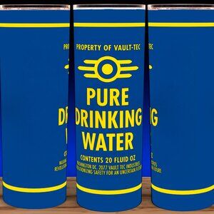 Property of Vault-Tec Pure Drinking Water Fallout Gaming Cup Mug Tumbler 20oz